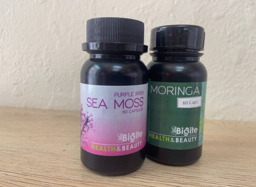 Seamoss + Moringa Capsules Combo